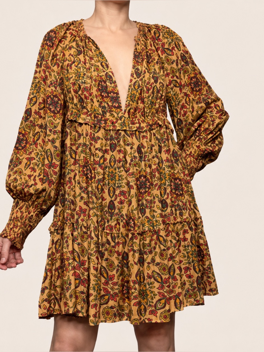 House of Harlow 1960 Tiered Mini Dress